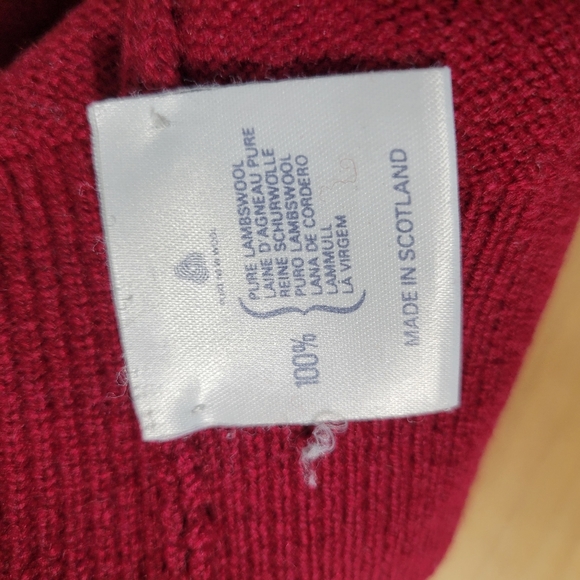 Womans Pringle of Scotland Lambswool Cardigan Gold buttons repair on Back S 44 - Picture 10 of 12